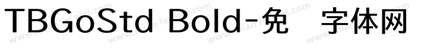 TBGoStd Bold字体转换